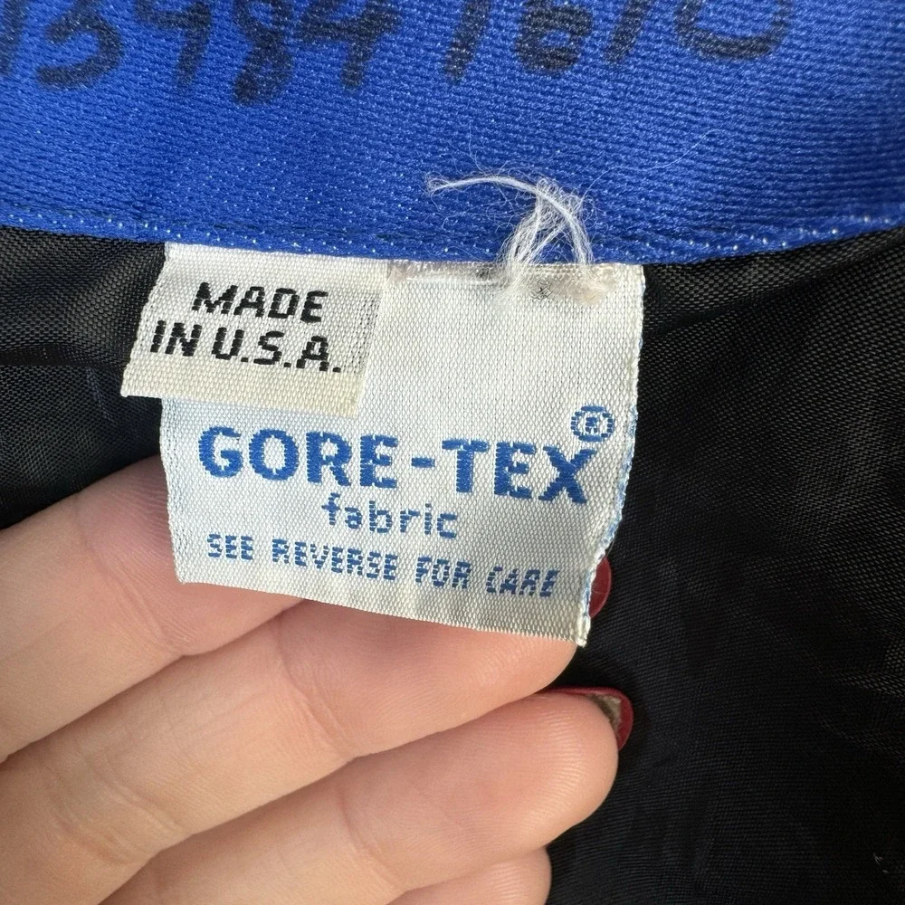 Rare VTG THE NORTH FACE Spell Out Gore-Tex Windbreaker Rain Jacket‎ 80s 90s Sz M
